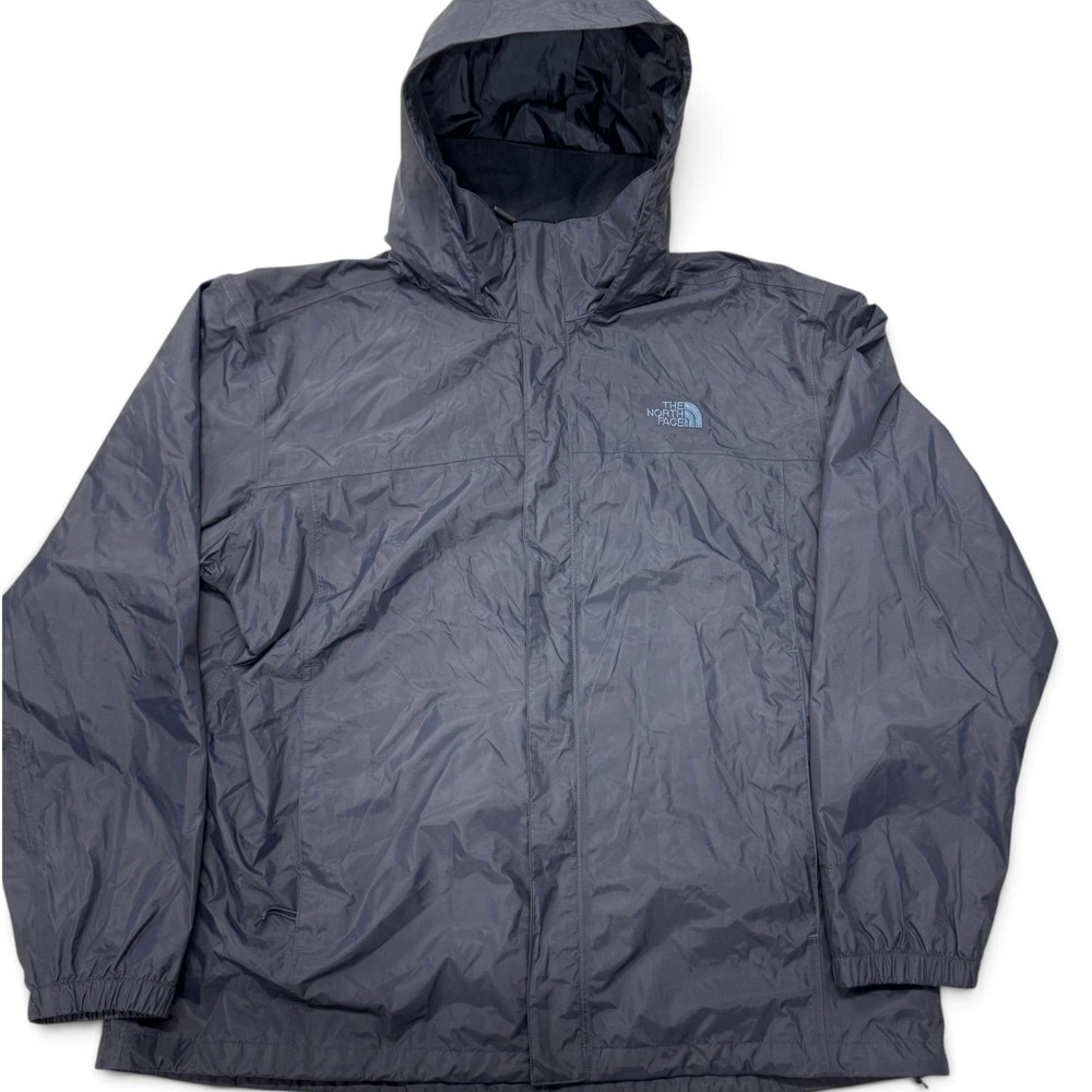 The North Face Resolve 2 Rain Jacket Mens 2XL Blue NF0A3SQ1 Waterproof Hooded